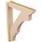 Ekena Millwork 6-in W x 30-in D x 42-in H Balboa Slat Rough Cedar Woodgrain TimberThane Outlooker, Primed Tan OUTUR060X30X42BOA24RCPR - alternate 3